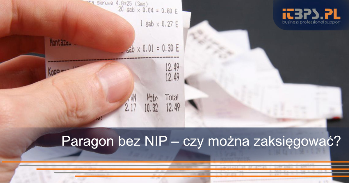 Paragon bez NIP – czy można zaksięgować?