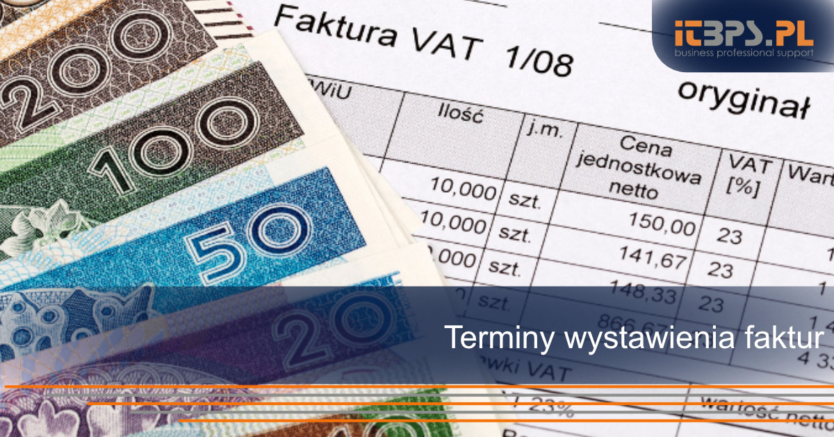 Terminy wystawienia faktur