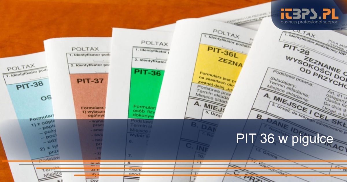 PIT 36 w pigułce 