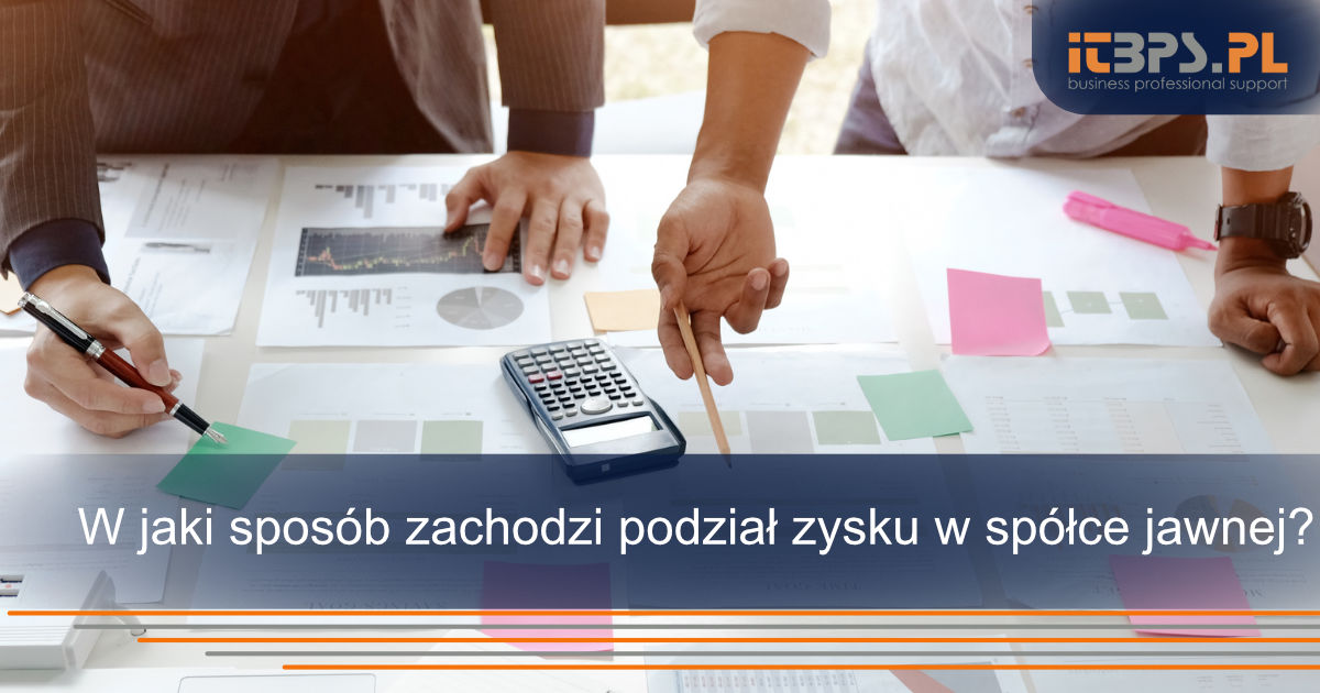W jaki sposób zachodzi podział zysku w spółce jawnej?