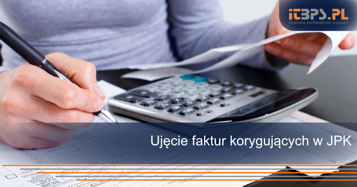 Ujęcie faktur korygujących w JPK