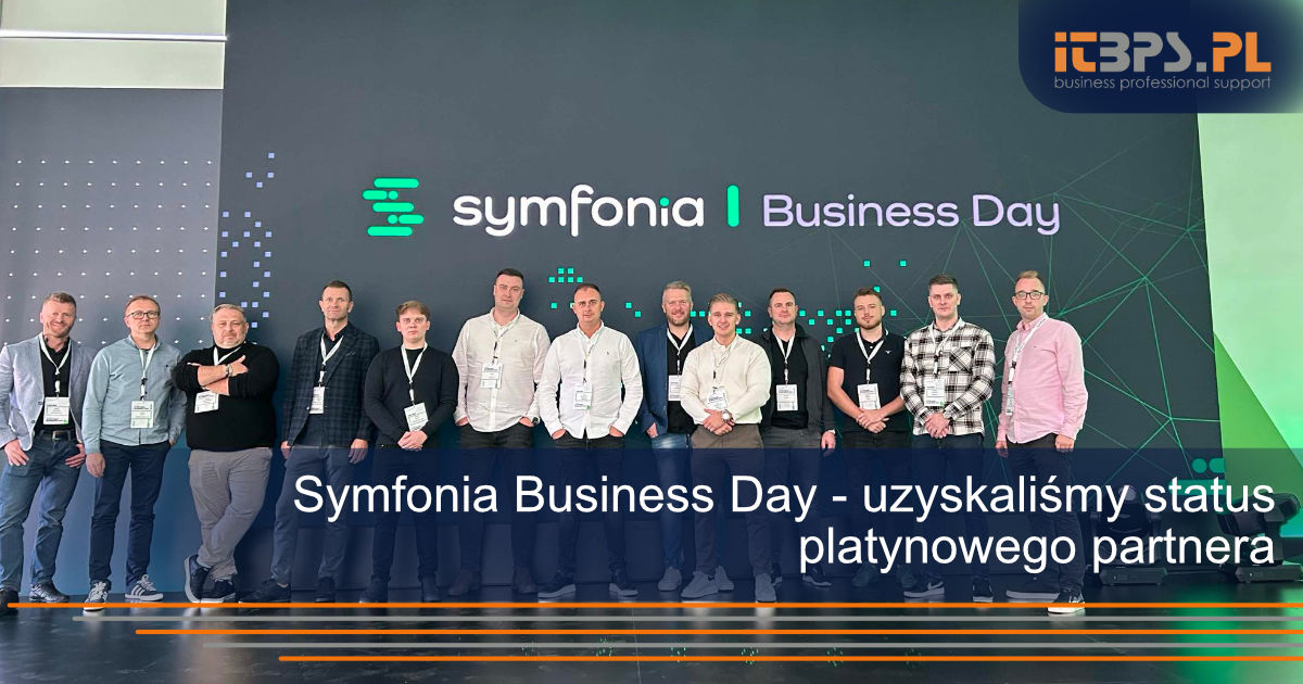 Symfonia Business Day - uzyskaliśmy status platynowego partnera
